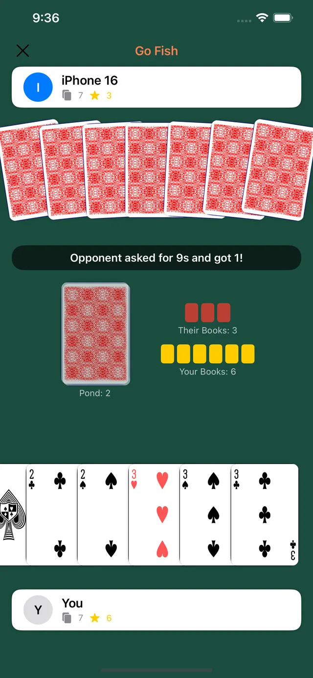 Go Fish gameplay screenshot 1 of 4
